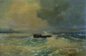 海のボート 1894 ロマンチックなイワン・アイヴァゾフスキー ロシア Oil Paintings